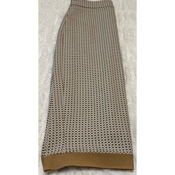 Ann Taylor Pencil Midi Skirt Geometric Print Polyester Blend Women Size 00-READ - Picture 3 of 16